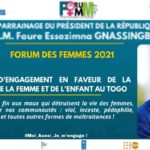 Le Forum des femmes attendu le 2 août 2021 à Lomé