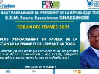 Le Forum des femmes attendu le 2 août 2021 à Lomé