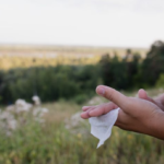 Une serviette antibactérienne