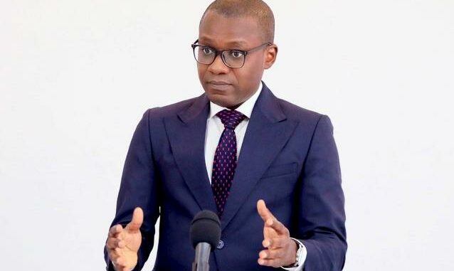 Akodah Ayewouadan, ministre de la communication et des médias, porte-parole du gouvernement