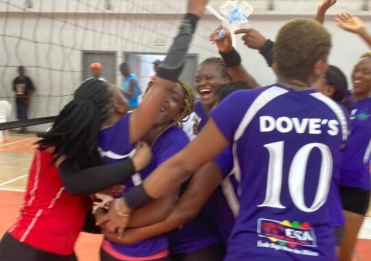 La joie des joueuses de Dove´s