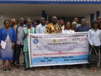 les participants à l'atelier de restitution