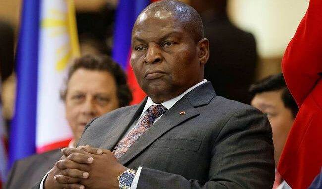 Le président centrafricain Faustin-Archange Touadéra