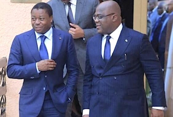 Faure Gnassingbé et son homologue de la RD Congo