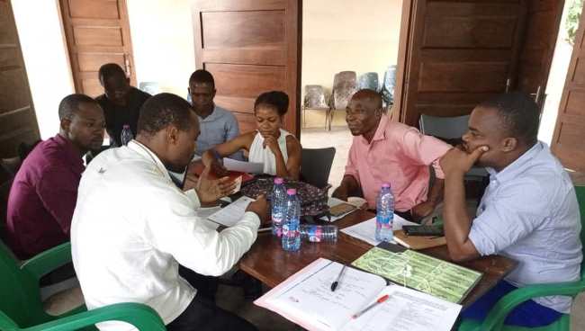 Des journalistes, lors de l'atelier...