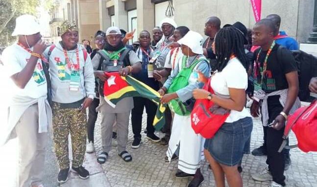 Des membres de la délégation togolaise...