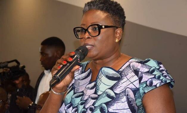 Yawa Kouigan, lors de la rencontre d’Abidjan...