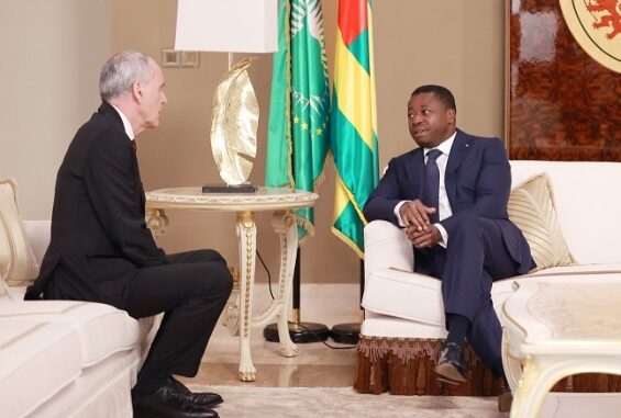 Faure Gnassingbé et Dr Claudius Fischbach en tête-à-tête ce mardi 19 septembre 2023 au Palais présidentiel...