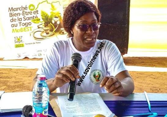 Mme Line Akoua Odoh (réflexologue, présidente de l’APRT)...