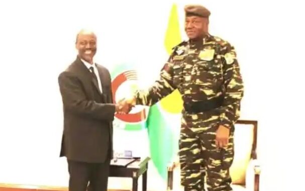 Guillaume Soro reçu par le général Abdourahamane Tiani