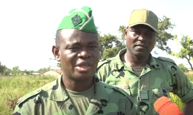 Le Lieutenant-colonel Komla Detse