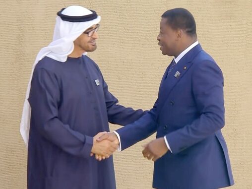 Le président Faure Gnassingbé et son homologue des Émirats arabes unis...