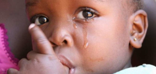 Un enfant qui pleure, photo d'archives
