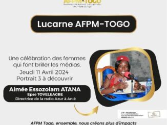 Mme Aimée Atana Toviéléagbé, Directrice Radio Azur