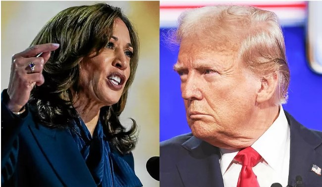 Kamala Harris et Donald Trump...