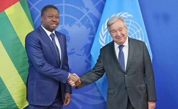 Le président Faure Gnassingbé et António Guterres...