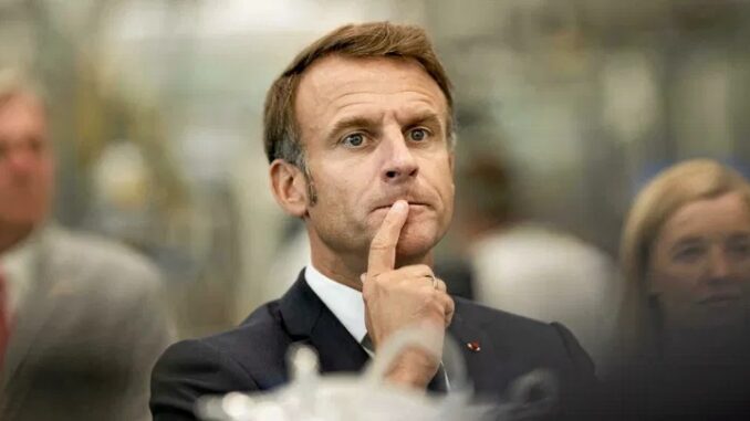 Le président français Emmanuel Macron