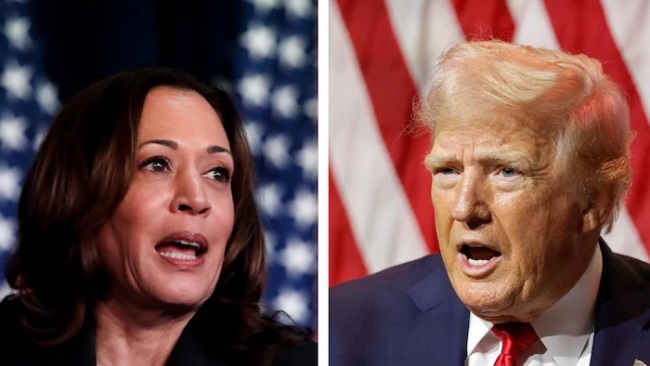 Harris et Trump