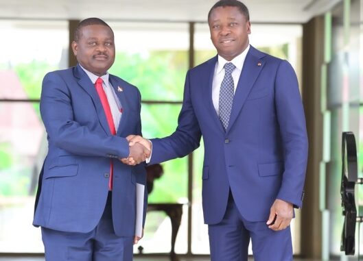 Le président Faure Gnassingbé et le Lieutenant-Général Silas Ntigurirwa...