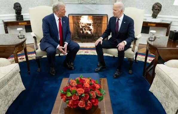 Joe Biden et Donald Trump à la Maison Blanche