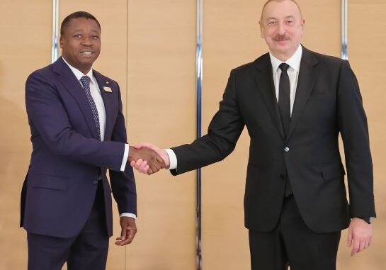 Les présidents Faure Gnassingbé et Ilham Aliyev...