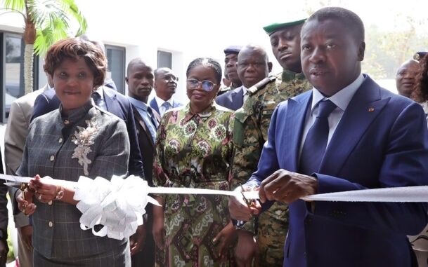 Inauguration de l’hôpital Dogta-Lafiè, annexe de Kara par le président Faure Gnassingbé..