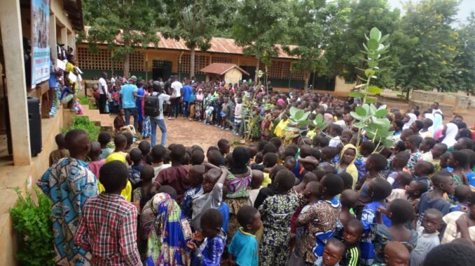 Des enfants participants
