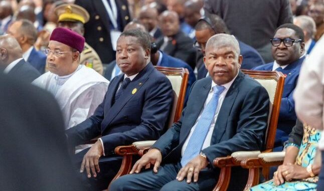 Faure Gnassingbé, lors du sommet..